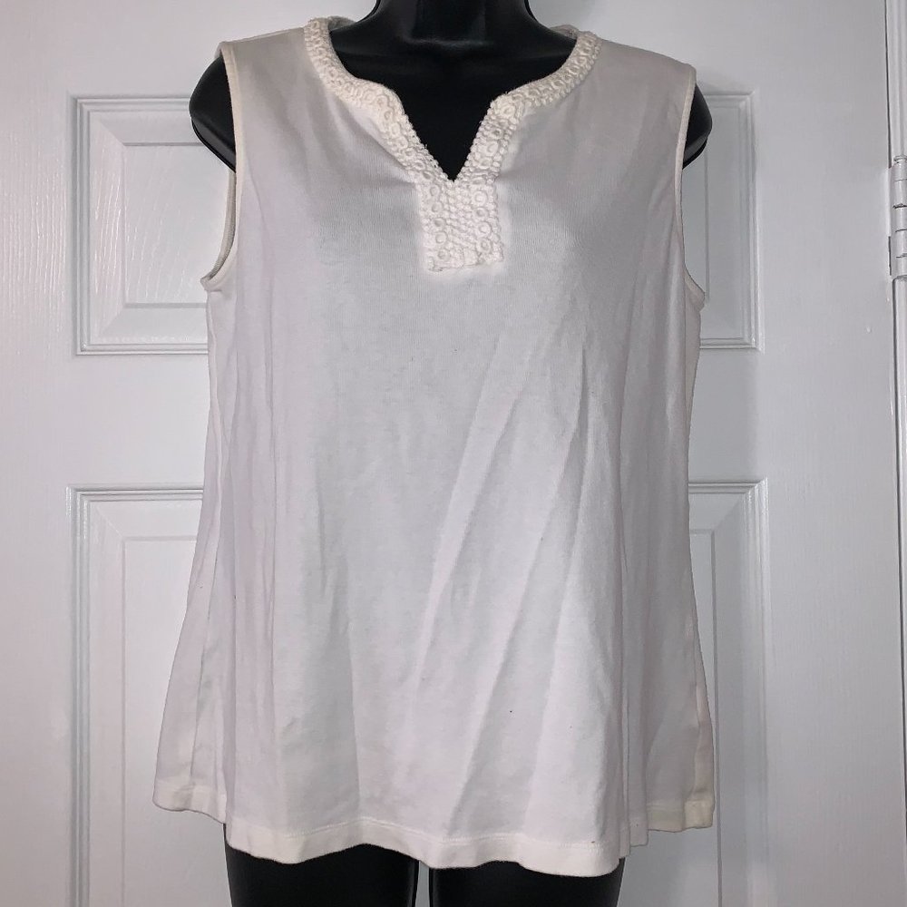 Croft & Borrow Embroidered Tank Top